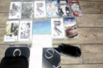 psp3005 게임기 +게임시디 10장 살포시 파라보아용 ㅋ