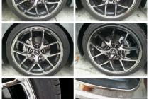 BBS F1 블랙크롬 18인치 휠만팝니다.(카피)